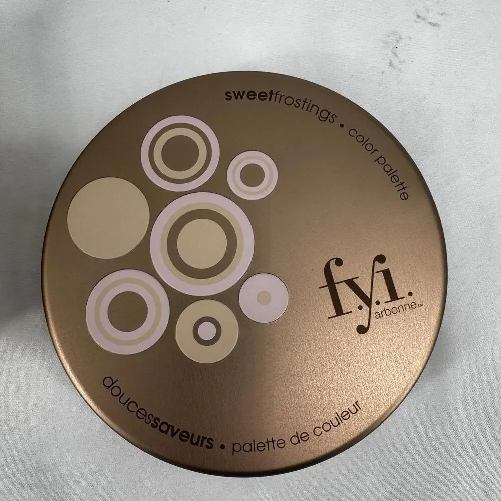 Arbonne makeup pallette sweet frostings new in box lip plumper creame eye shadow
